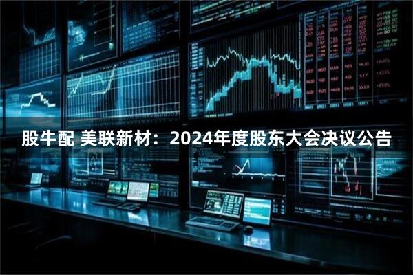 股牛配 美联新材：2024年度股东大会决议公告